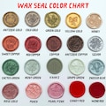 Custom Wax Seal Stickers, Self-Adhesive, Wedding Invitations, 60 Designs
