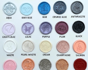 Custom Wax Seal Sticker for Wedding Invitation