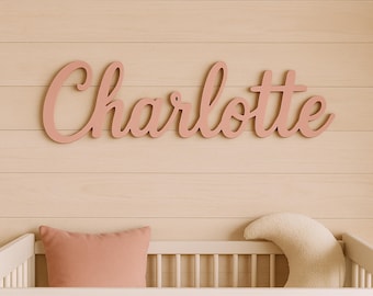 Custom Wood  Name Sign Baby