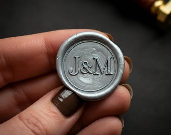Custom Wedding Wax Seal with Self Adhesive Personalized Business Logo Stamp