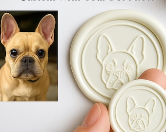 Custom Wax Seal  Pet Portrait Stamp