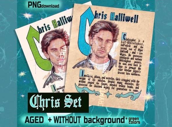 Chris Halliwell Page Download Portrait Pages for Charmed Book of ...