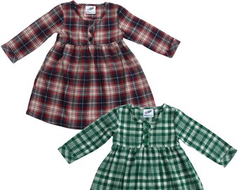 baby flannel dress