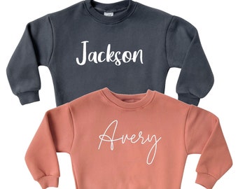 Rocket Bug Personalized Cozy Soft Crewneck Sweatshirt-Gender Neutral, custom name gift, baby, toddler, coat, sweater, boys, girls