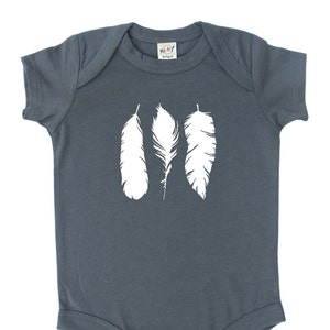 Feathers Baby Bodysuit image 2