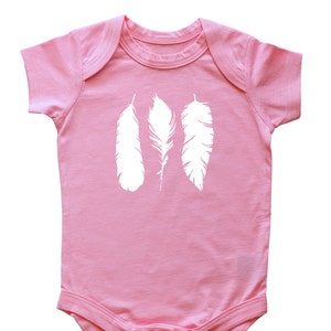 Feathers Baby Bodysuit image 3