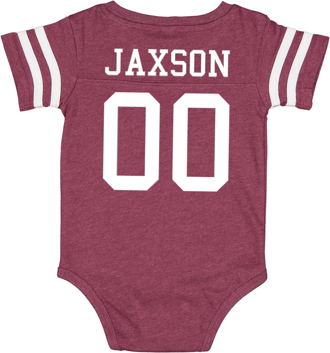 Custom Cotton Football Sport Jersey Baby Bodysuit Personalized Etsy