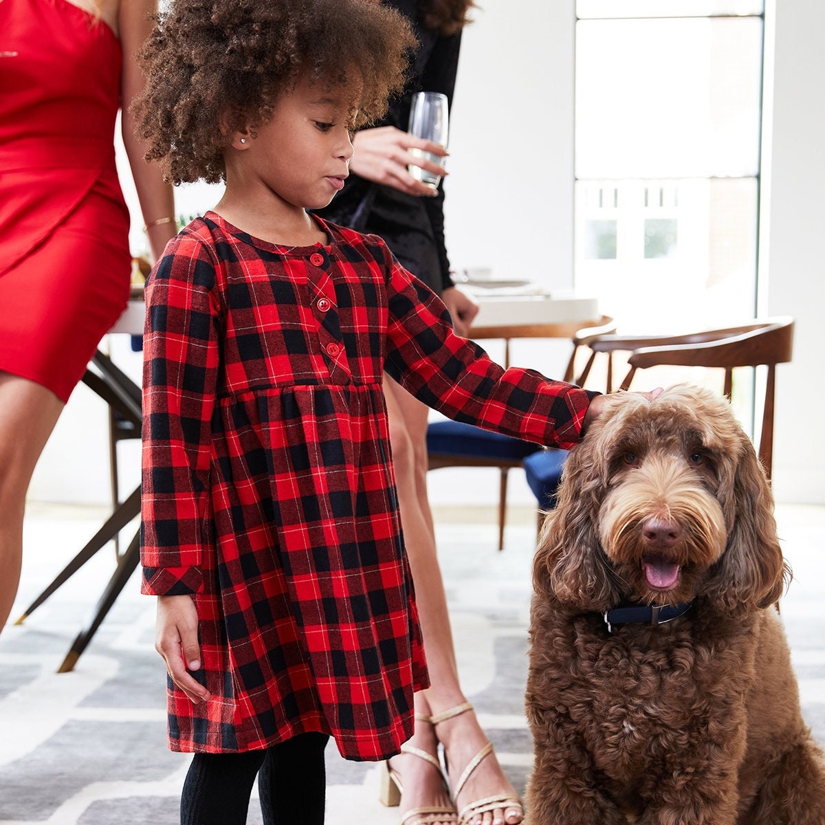 baby flannel dress