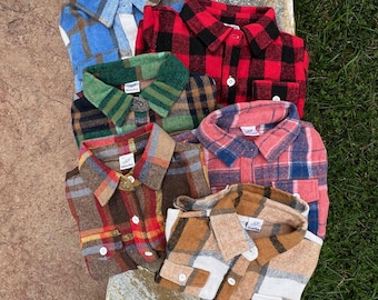 Rocket Bug Cozy Soft Flannels - Thick, Warm, & Snuggly Jacket - Baby, Toddler, Kids, Boys, Girls