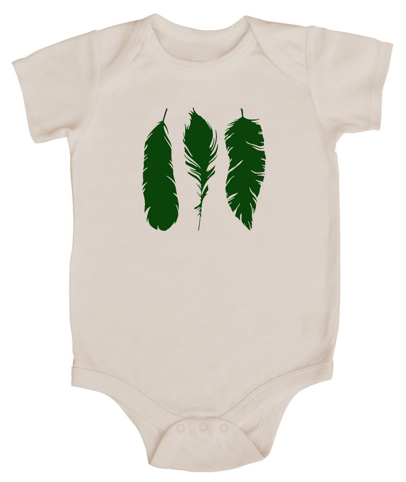 Feathers Baby Bodysuit image 5