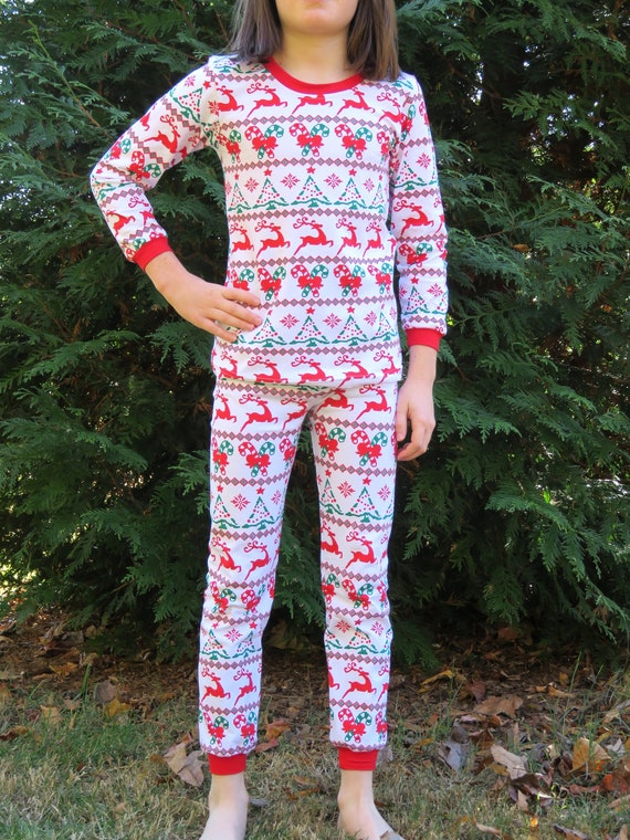 Christmas sweater pajamas clearance