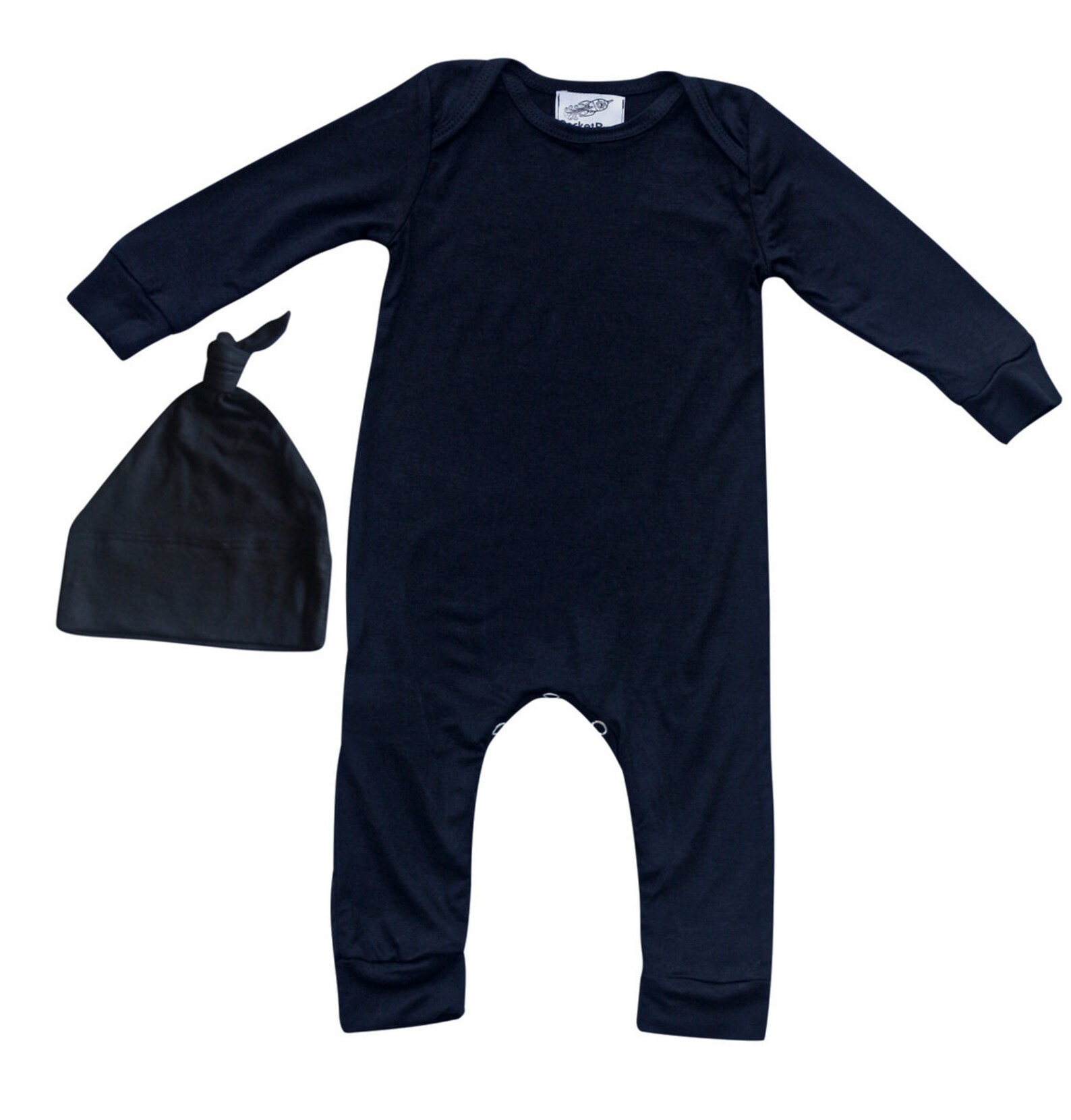 Silky Long Sleeve Baby Romper with Matching Hat Gender Etsy
