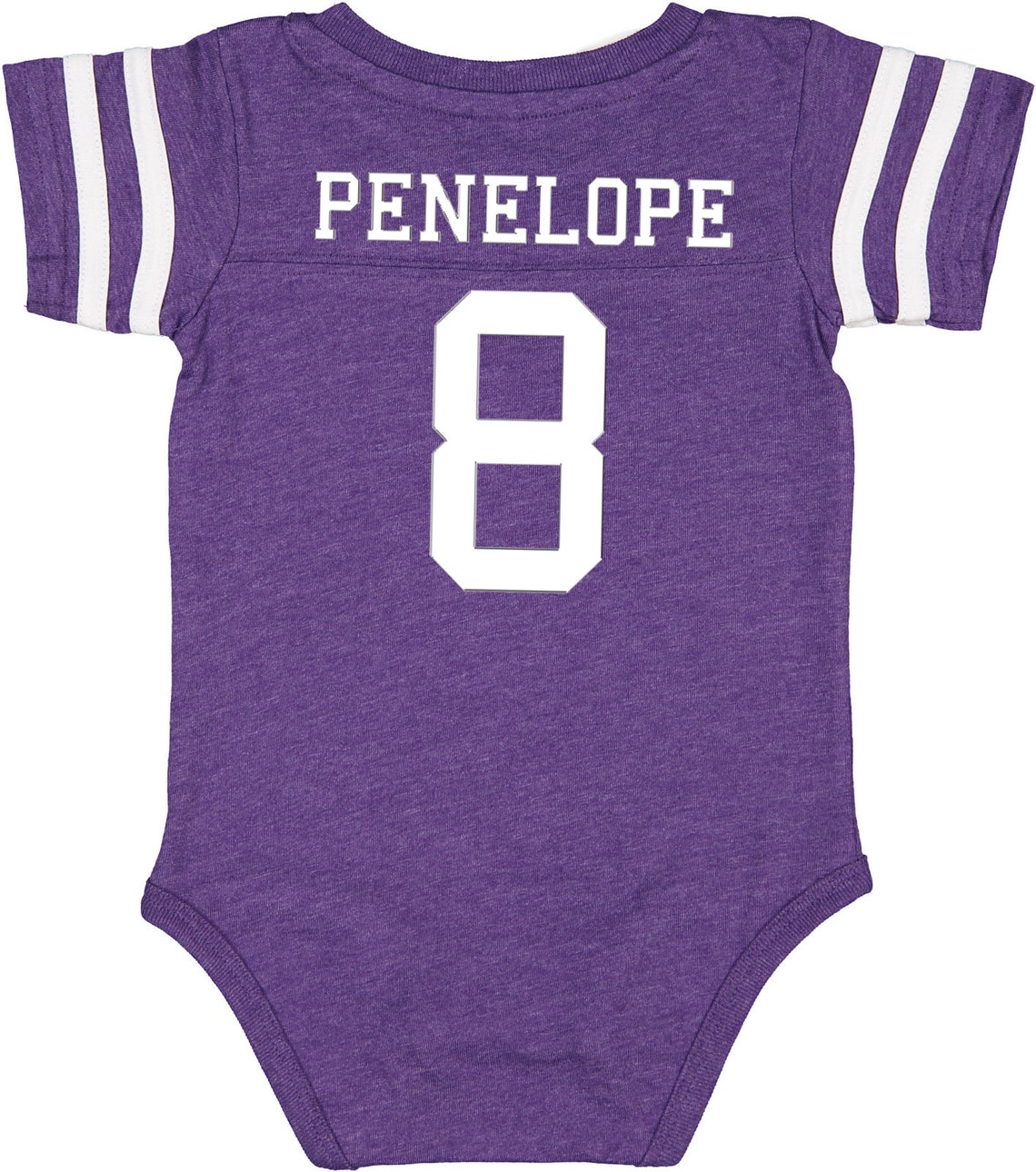 Custom Cotton Football Sport Jersey Baby Bodysuit Personalized Etsy