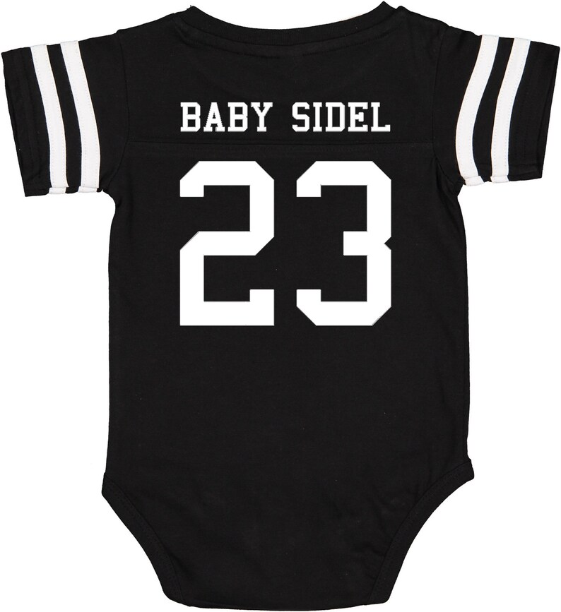 Custom Cotton Football Sport Jersey Baby Bodysuit Personalized Etsy