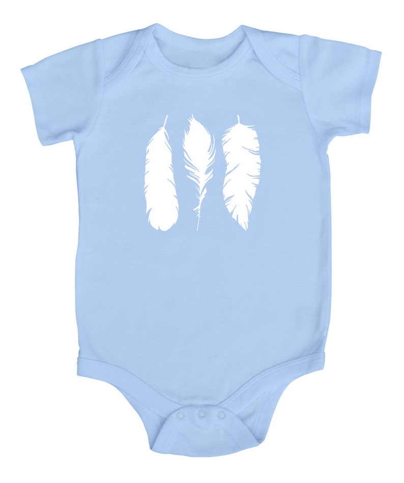 Feathers Baby Bodysuit image 4