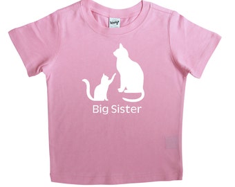 Big Sister Kitty Cat Toddler T-shirt