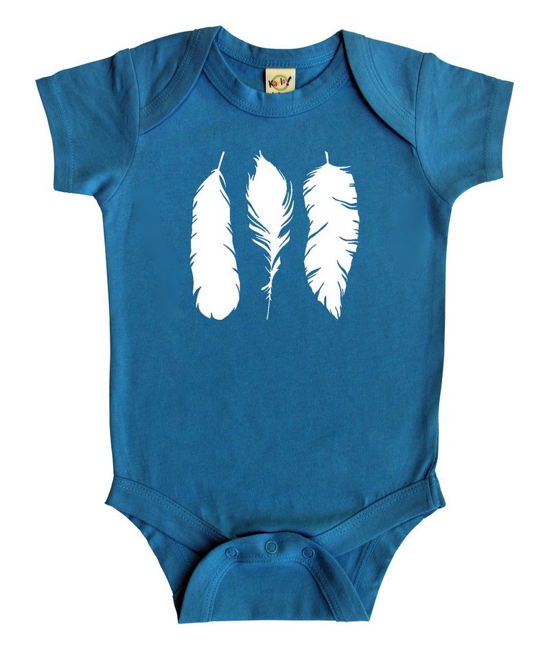 Feathers Baby Bodysuit image 1