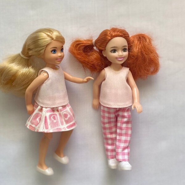 Handmade 5.5” Fashion Doll Clothes for Little Sister Doll by P D Reneau
