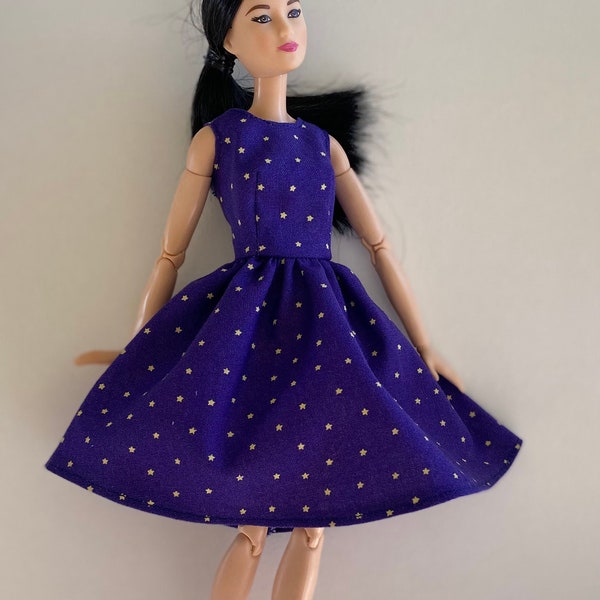 11.5” Realistic Fashion Doll Clothes Dress by P D Reneau