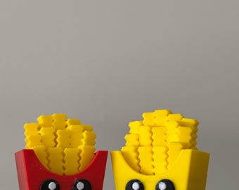 French Fry Buddy (fidget keychain)