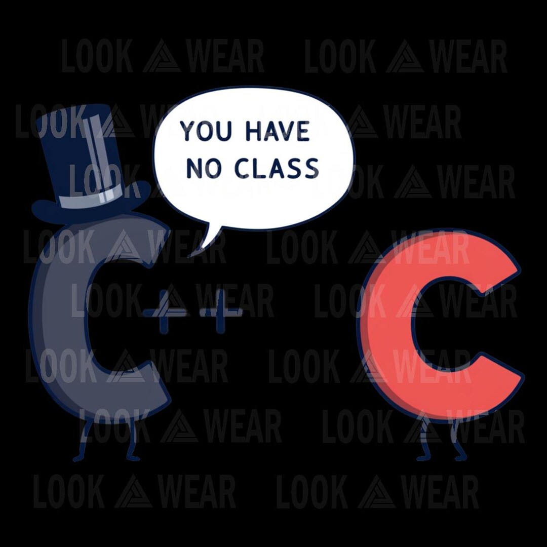 Funny Programming Digital Print for Coder C++ Design Developer Tee C ...