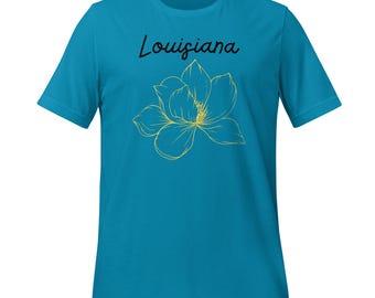 Louisiana Magnolia Flower Unisex t-shirt