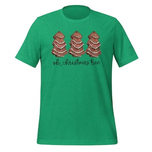 Chocolate Christmas Tree Cake Unisex t-shirt