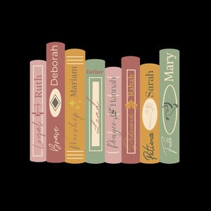 Women of the Bible Bubble-free 3&quot;x3&quot;, 4”x4” Sticker