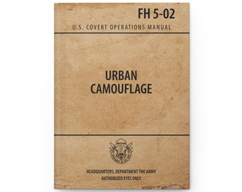 Fallout 4 US Covert Operations Manual - "Urban Camouflage" Field Manual - FH 5-02 Perk Magazine Gift Prop