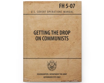 Fallout 4 US Covert Operations Manual - "Getting the Drop on Communists" Field Manual - FH 5-07 Perk Magazine Gift Prop