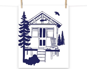 Lake Life #7 Art Print