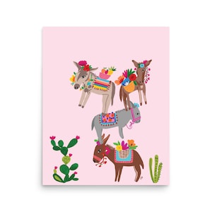 Donkey Stack Art Print