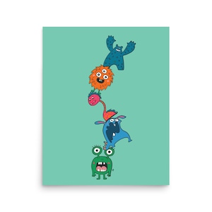 Monster Stack Art Print