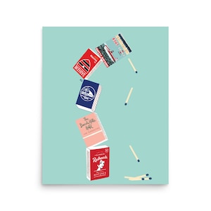 Matchbox Stack Art Print