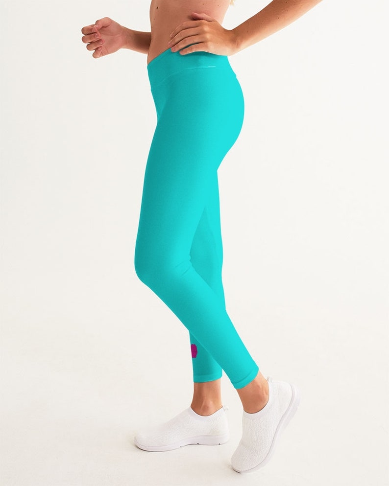 Ocean Mid Rise Yoga Pants Etsy