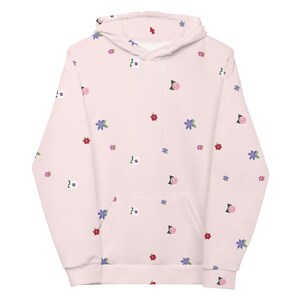 Clematis Flower Stack Unisex Hoodie