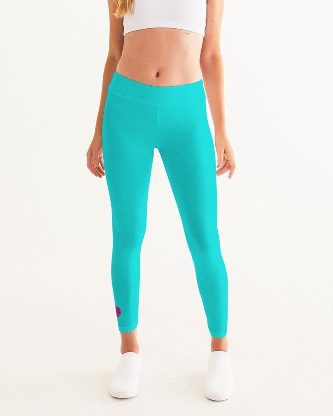 Ocean Mid Rise Yoga Pants Etsy