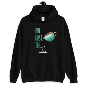 But First Tea ユニセックス パーカー