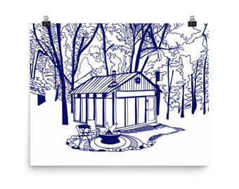 Lake Life #5 Art Print