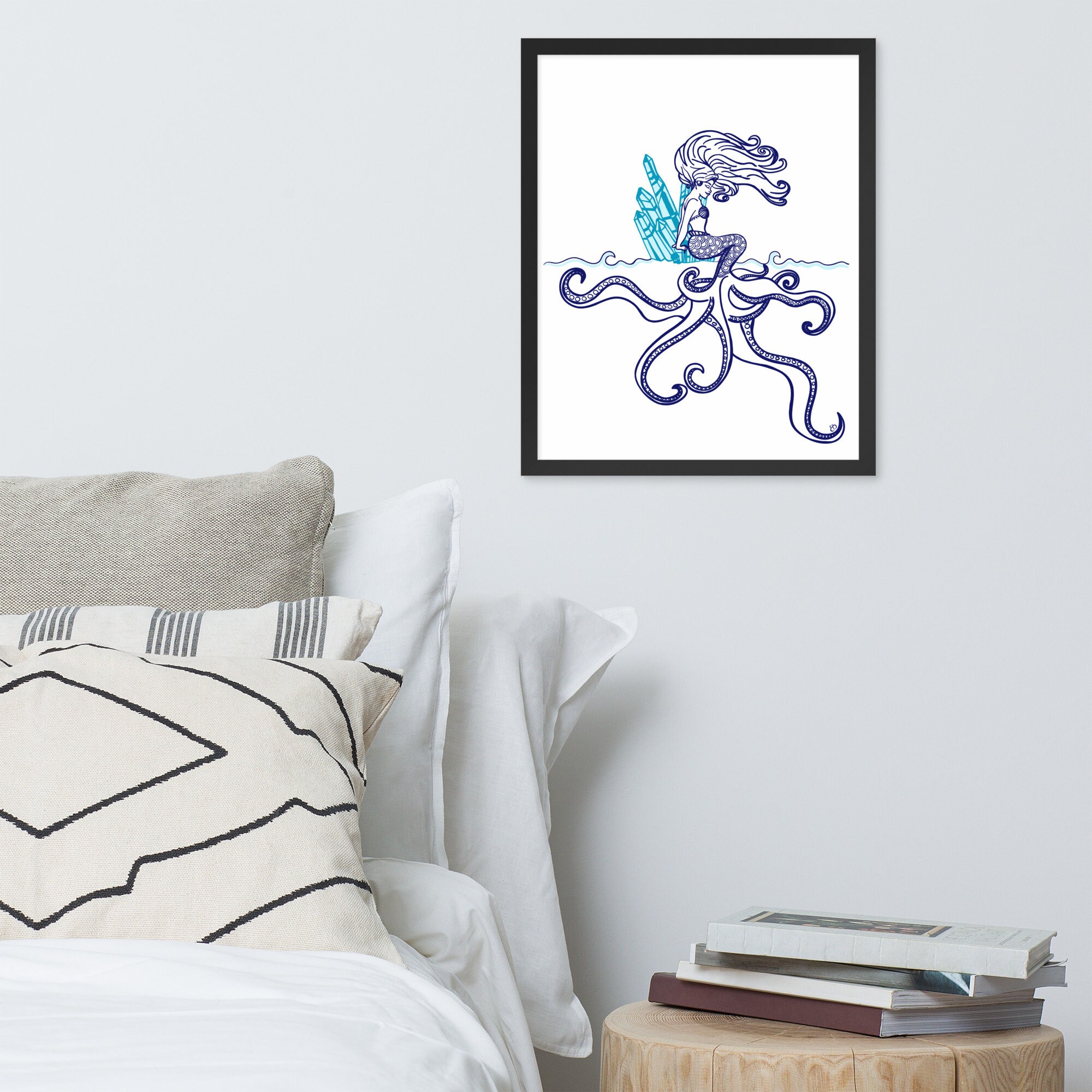 What Lurks Beneath Framed Art Print - Etsy