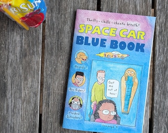 Blue Book Space Car / Mochidays