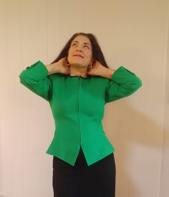 womens kelly green jacket