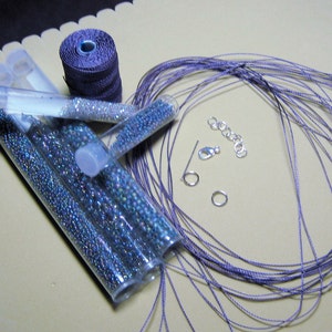 Micro Macrame Tutorial Hydrangeas Bracelet Pattern Beaded Macrame Jewelry Making DIY image 3
