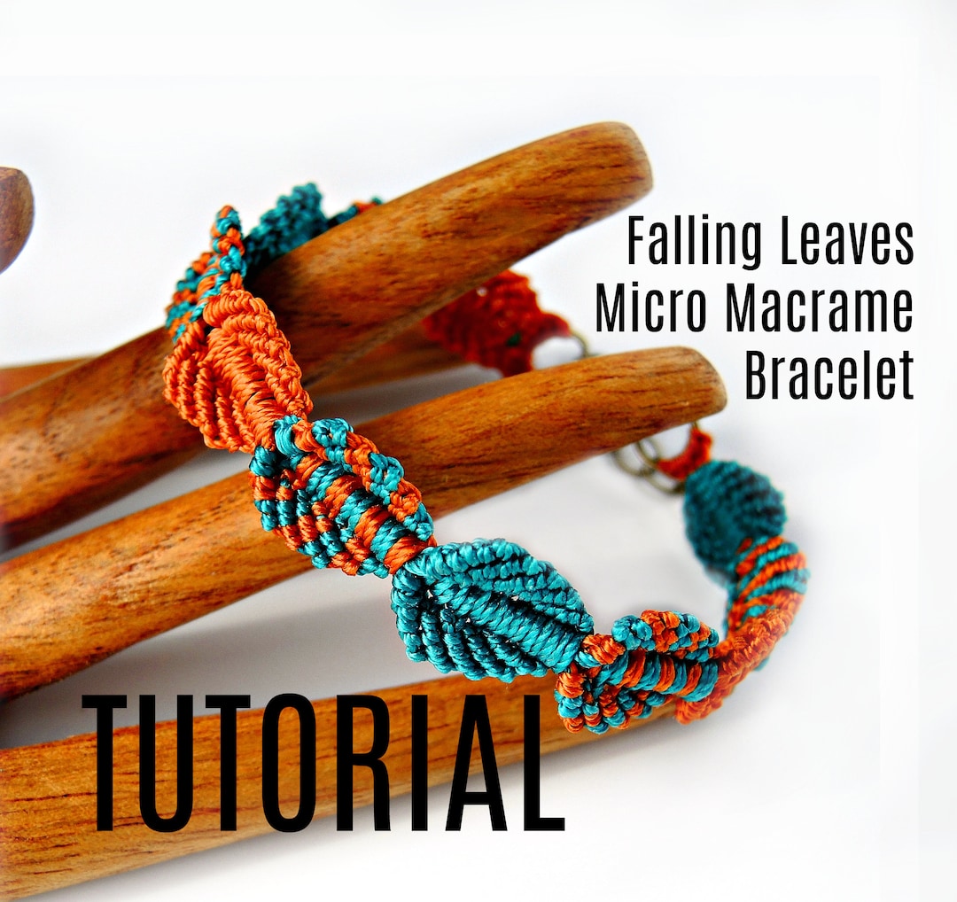 Flower Bracelet Micro Macrame Bracelet Patterns Micro Macrame
