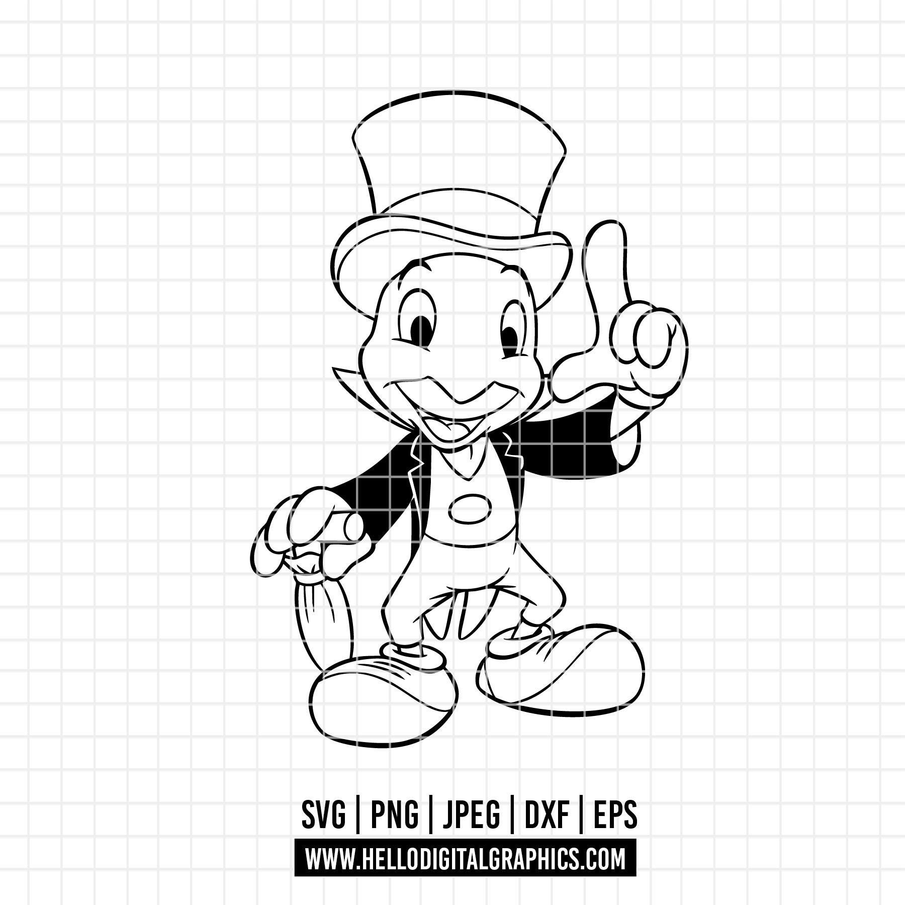 3008 - Pepe Cricket SVG, EPS, PNG - Classic Pepe Cricket Clipart