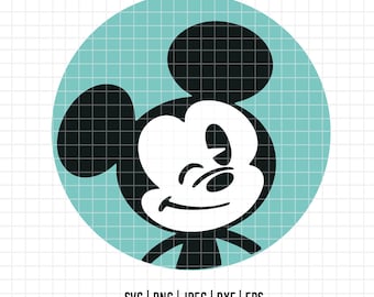 534 - ミッキー クラシック SVG、PNG、EPS - ミッキー マウス クリップ