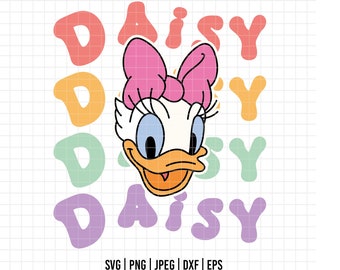 SVG DIGITAL FILE - Daisy Duck - Etsy