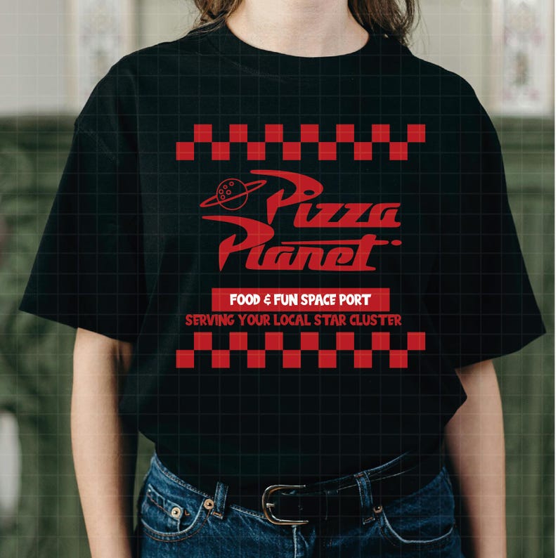 2109 - Toy story pizza planet SVG, PNG, EPS-Toy story pizza planet dtf. Disneyy pizza planet clipart vector. Pizza planet icon for projects. image 2