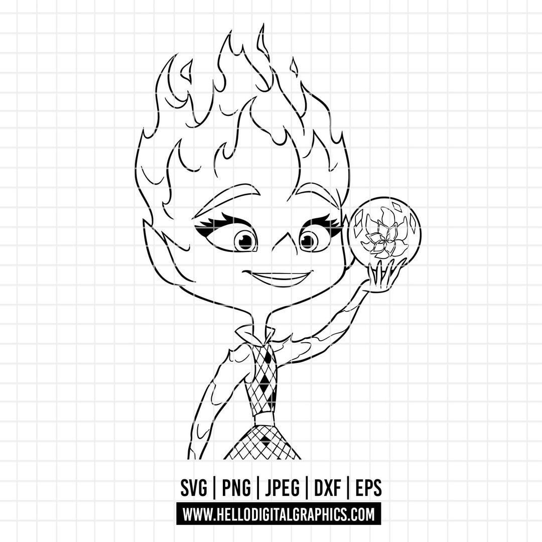 2997 - Ember Lumen Outline SVG, EPS, PNG - Ember Lumen Line Art Clipart ...
