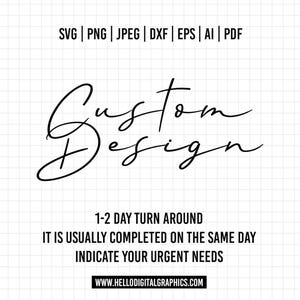 Kundenspezifisches Grafikdesign-Service: SVG-, PNG-, Eps-Designs oder Anfrage personalisierte Cliparts, Vektoren, DTF-Schnittdateien.